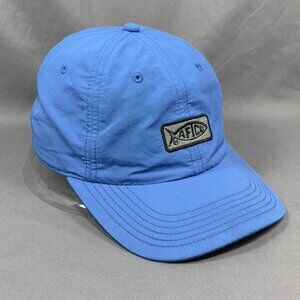 Aftco Fishing Strapback Hat Blue Baseball Adjustable Fisherman Outdoor Dad Mens